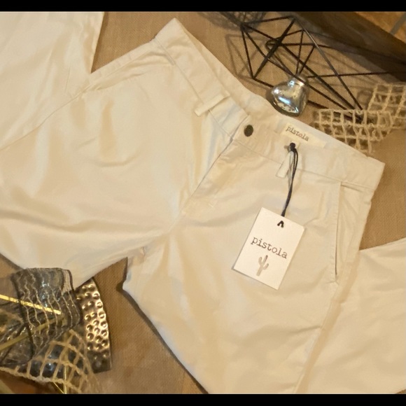 NWT Pistola Ecru Dungarees Size 29 - Picture 5 of 5